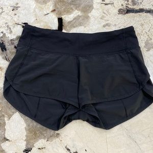 Black Lululemon shorts size 2
